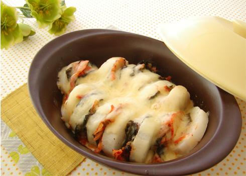 長芋とキムチのチーズ蒸しのイメージ写真