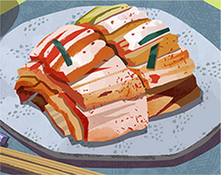 キムチのイラスト