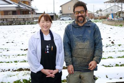 田中誠人さんら生産者とタッグを組み、良い守口漬をつくる