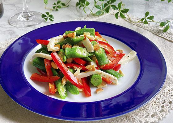 とびきり野菜 おくらで簡単サラダの写真